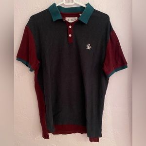 Penguin Color Block Cotton Polo